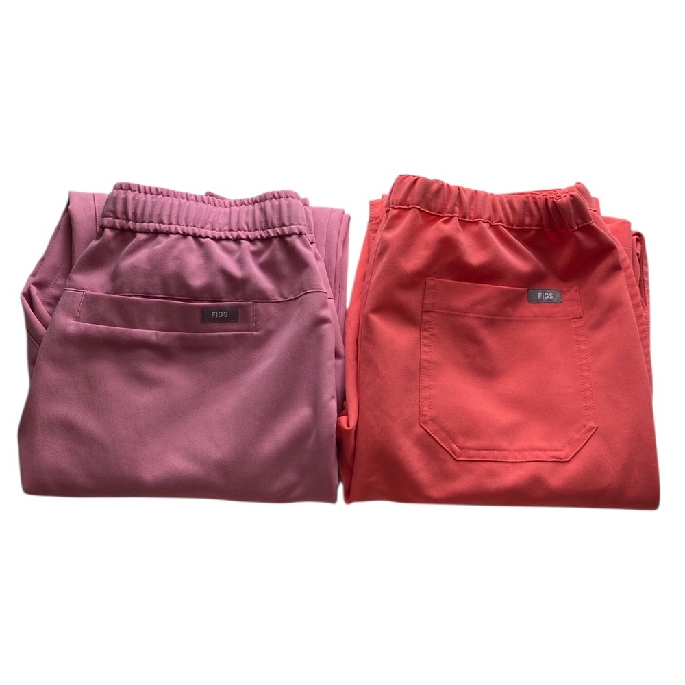 Figs Scrub Bottom Lot Men Small Pink Tansen Jogger Coral Pisco Basic Scrub Pants